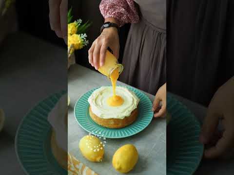 Poppy Seeds Lemon Cake #recipe #dessert #shortvideo