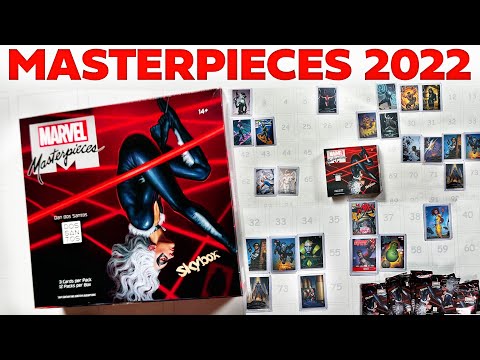 WHAT DO YOU GET?? in a 2022 Marvel Masterpieces Box Break