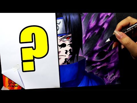 Speed Drawing - ? | Sasuke [ft. Guilherme Calderaro]