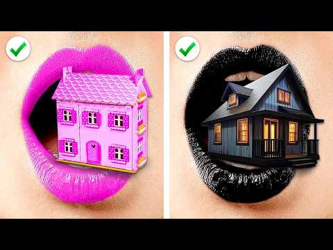 Colorful House Challenge: Enid vs. Wednesday's Dream Homes!