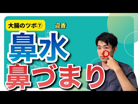 【大腸経のツボ⑦】鼻水・鼻づまりにおすすめのツボ｜練馬区大泉学園 お灸サロン仙灸堂