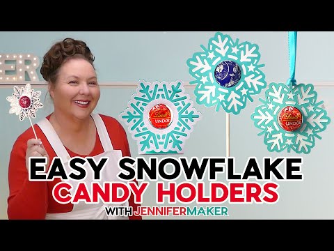 EASY Snowflake Candy Holder | Lollipops, Chocolates, or Ornaments! ❄️