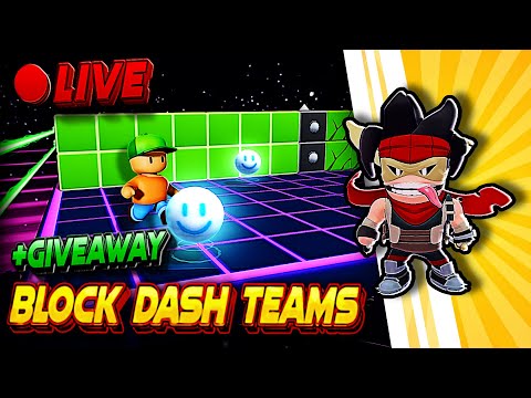 🔴 Block Dash Teams LIVE🔥| EU Server🌍 | Stumble Guys🥊| #stumbleguys #blockdash