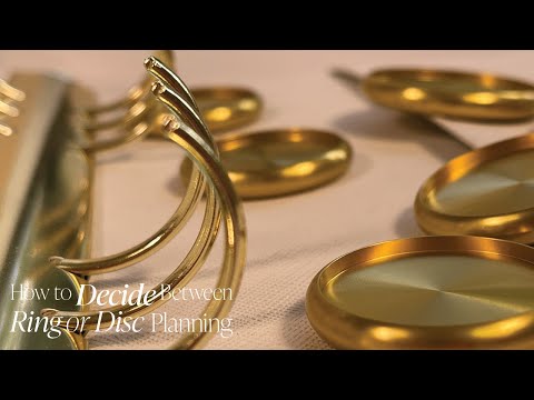 How to Decide Between Ring or Disc Planning | Planner Guide | Cloth & Paper