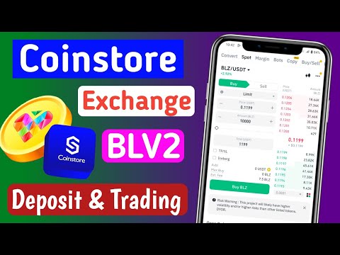 Coinstore Exchange BLV2 Deposit & Trading Process ! Blv2 Sell on Coinstore Exchange