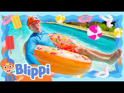 Blippi's Summer Vacation 😎| Water Fun For Kids | Kids TV Show | Educational Videos for Kids