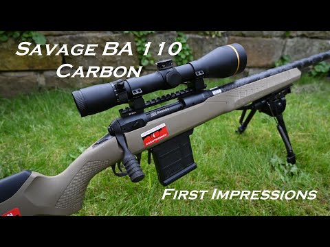 Savage 110 BA CARBON in 308 has arrived, First Impressions. What do you think about carbon barrels?