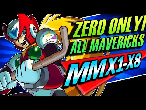 Zero VS All Bosses (64 Mavericks) MMX1-MMX8: No Damage (Hard Mode)