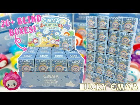 Let's Open 20+ Emma Ocean Bubble Blind Boxes! LUCKY EMMA MINI BEANS BLIND BAGS UNBOXING!