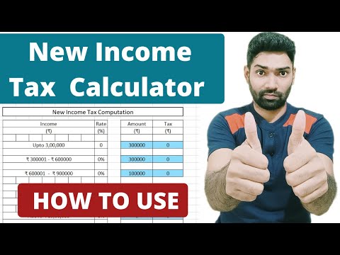 Income Tax Calculator for AY 2024-25 and AY 2025-26 | How to use excel income tax calculator