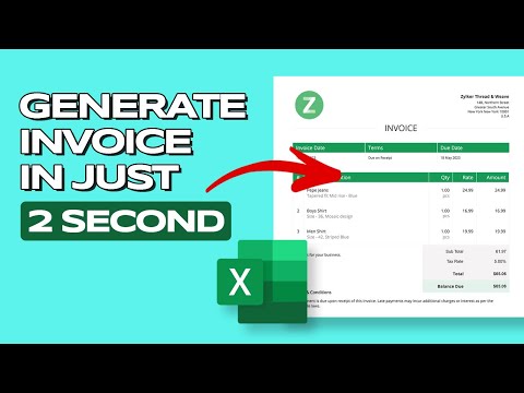 How to Generate Invoice Google Sheets