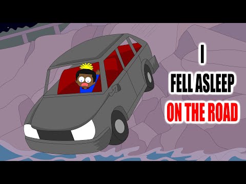 Falling Asleep On The Road - Animated Story