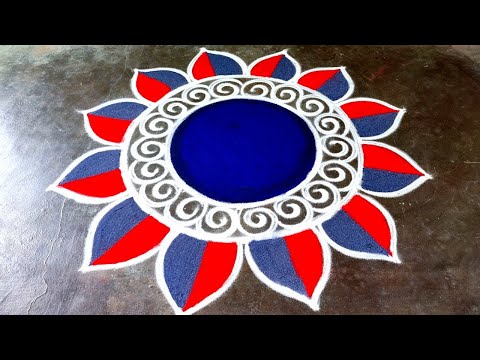 Newyear 2025 beautifulrangoli/Newyear big muggulu designs/happy Newyear superrangoli/Amazingrangoli