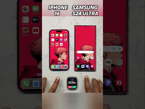 🤯 Ultimate iPhone 16 vs Samsung Galaxy S24 Ultra Speed Test🚀 #iphone16 #short