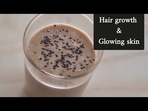 Biotin drink for fast hair growth&Glowing skin/No sugar biotin drink/weight loss  breakfast