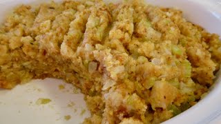 THANKSGIVING DAY Pepperidge Farm's Classic CORNBREAD STUFFING from the back of the bag :) So Easy