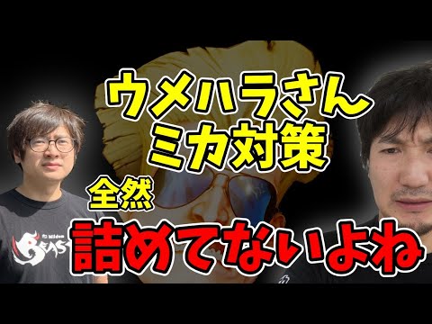 「ウメハラさん、ミカ戦詰めてないのに評価下すのは…」マゴ戦ウメハラ戦を語るふ～ど「ちゃんと詰めたらガイル有利」