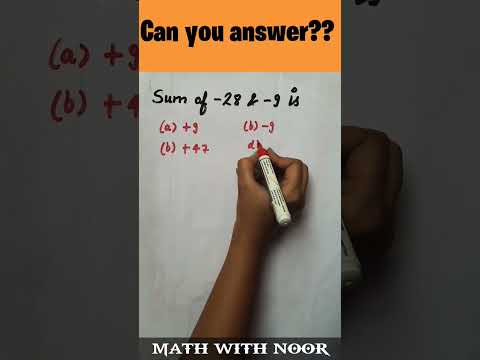 Addition of integers #youtube #viral #trend #2022