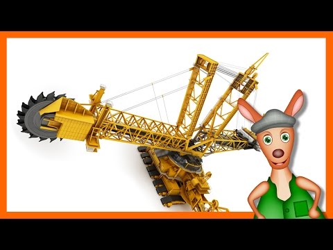 * BUCKET WHEEL EXCAVATOR * | Excavators, Diggers & Trucks For Kids | Things That Go TV!