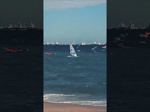 Look what I saw at East Coast Park! | Singapore beach water sports!