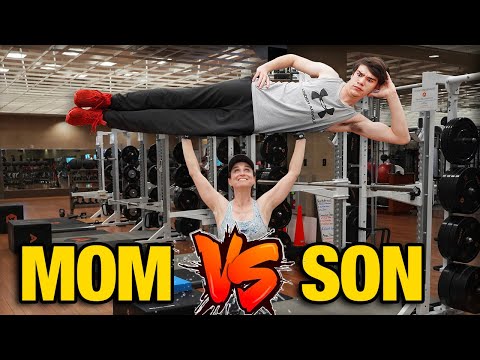 Who's Stronger? Mom vs Son