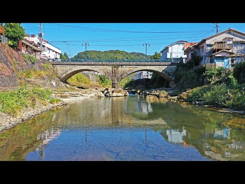 橋物語・樋口橋（佐世保）　希少な二連アーチの石橋