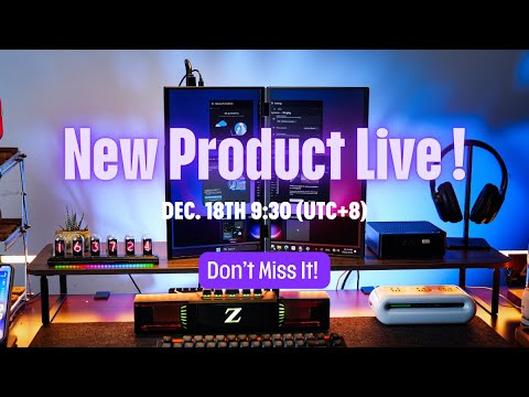 Minisforum New Dual-Screen Launch Live | Dec. 18th, 9:30 (UTC+8)