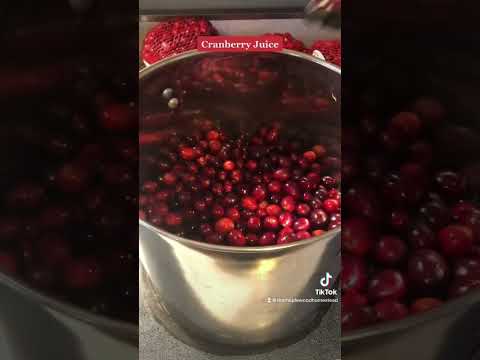 Homemade Cranberry Juice