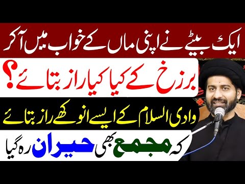 Maut Ke Baad Ki Zindagi Ke Anokhe Raaz Bataye | Maulana Arif Hussain Kazmi