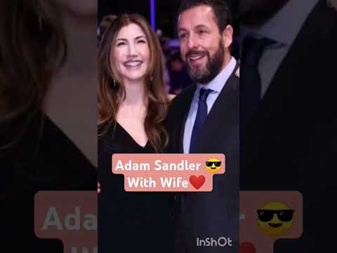 Hollywood #couple Adam Sandler & Jackie Sandler #cute #captions #shorts♥️#fy