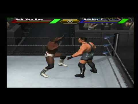 WWF WrestleMania X8 - Rob Van Dam Vs Booker T