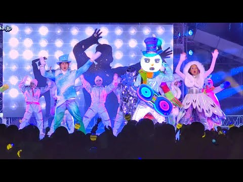 『フロスティーズ・エレクトリック・スノー・パーティ』(2024プレスプレビュー当日)～USJ NO LIMIT! クリスマス　/ Frosy's Electric Snow Party