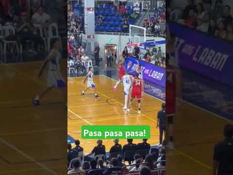 How many passes did it take before Ahanmisi sank it? #PBAAngatAngLaban #PBAS48PhilCupQFGINvsMAG