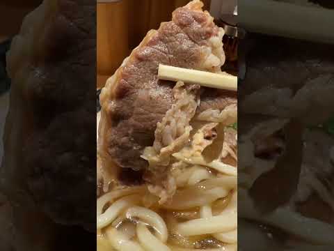 絶品肉うどん【日本橋グルメ/讃岐うどん ほし野】#shorts