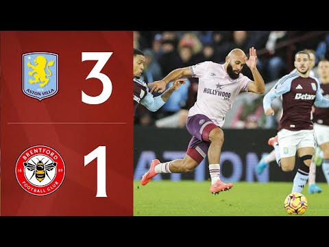 Damsgaard scores but Bees fall to defeat 😤 | Aston Villa 3-1 Brentford | Premier League Highlights