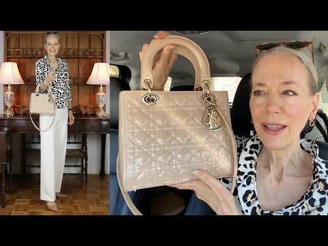 Vlog: Christian Dior Medium Lady Dior, Leopard Top, Ivory Trousers OOTD; Lunch Ridgway, Naples, FL