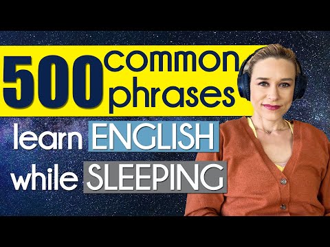 500 COMMON English phrases | Learn English while Sleeping | Learn English sleeping