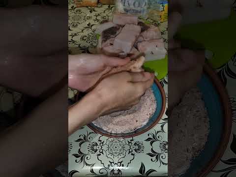 Вот так нужно солить сало . Вкусный и простой рецепт