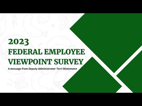 Federal Employee Viewpoint Survey 2023