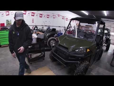 Today we installed a winch kit on a Polaris Ranger 570 mid size!