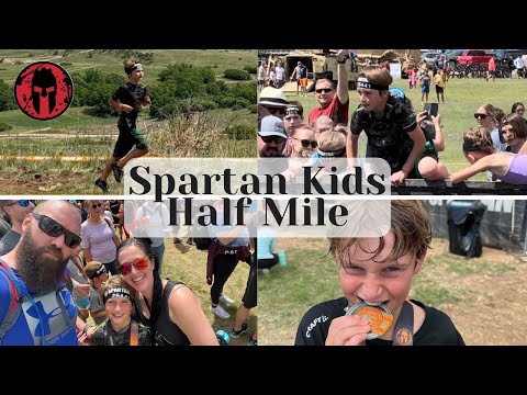 SPARTAN KIDS Half Mile | Tommy's FIRST Spartan!