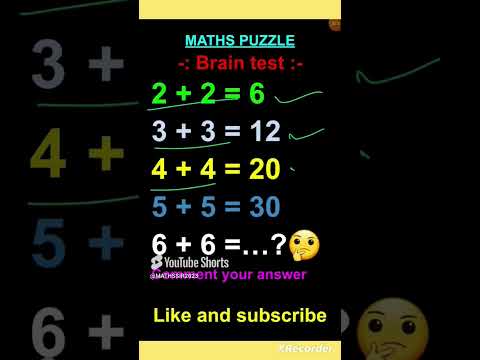 🔥 Can You Solve This Mind-Bending Maths Puzzle? | Maths puzzle #puzzle  #shorts