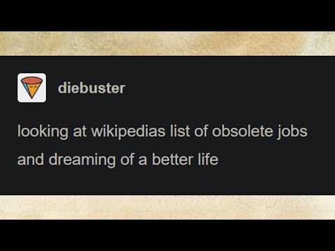 Obsolete jobs