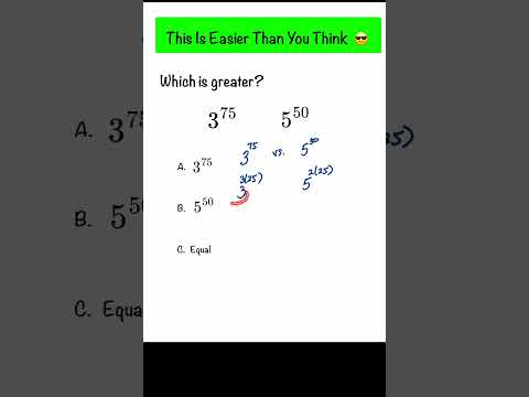 Which Is Greater | Compare Exponents