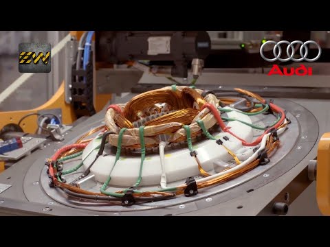 How Audi Electric Motors Are Made for Electric Cars? (Mega Factories Video)