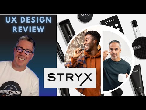 Website UX Design Review - Stryx Skincare and Cosmetics for Men