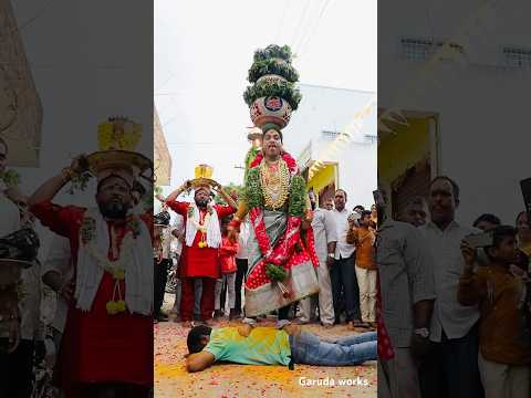 Rakesh Anna's EPIC Dance at Makkarajpet Yellamma Bonalu 2024! #rakeshanna #shorts