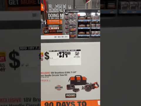 Some killer deals on Ridgid and Dewalt at Home Depot! #reels #diy #viral