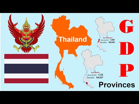 Ranking GDP of Thailand's provinces in 2020| TOP 10 Channel