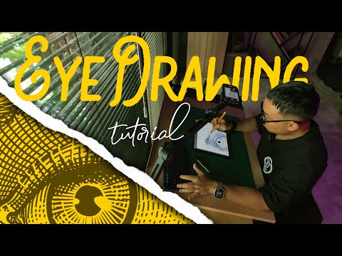 DRAWING EYES with ENGRAVING STYLE